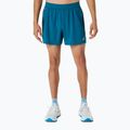 Pantaloni scurți de alergare pentru bărbați ASICS Road 5IN tranquil teal/dark teal/yamabuki yellow