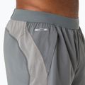 Pantaloni scurți de alergare pentru bărbați ASICS Road 2N1 5IN clay grey/steel grey/illuminate green 6