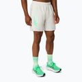Pantaloni scurți de alergare pentru bărbați ASICS Icon 7IN cream/vital green 4