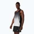 Tricou de alergare pentru bărbați ASICS Road Fade Singlet performance black/cream 3