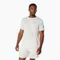 Tricou de alergare pentru bărbați ASICS Icon SS cream/vital green