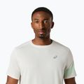 Tricou de alergare pentru bărbați ASICS Icon SS cream/vital green 5