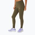 Colanți de alergare pentru femei ASICS Nagino Run Adjustable Tight dark olive 4