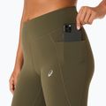 Colanți de alergare pentru femei ASICS Nagino Run Adjustable Tight dark olive 5