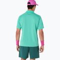 Tricou de tenis pentru bărbați ASICS Match Jacquard Polo Aurora Green 3