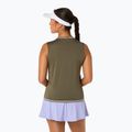 Tricou de tenis pentru femei ASICS Game Sleeveless Top W dark olive 3