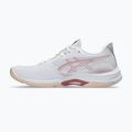 Încălțăminte de volei pentru femei ASICS Netburner Ballistic FF 4 white/rose rouge 9
