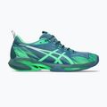 Încălțăminte de padel pentru bărbați Asics Sonicmash FF saba blue/vital green