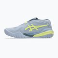 Încălțăminte de tenis pentru bărbați ASICS Gel-Resolution X grey blue/pistachio 2