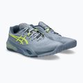 Încălțăminte de tenis pentru bărbați ASICS Gel-Resolution X grey blue/pistachio 3