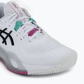 Încălțăminte de tenis pentru bărbați ASICS Gel-Resolution X Clay white/aurora green 7