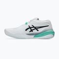 Încălțăminte de tenis pentru bărbați ASICS Gel-Resolution X Clay white/aurora green 9