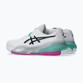 Încălțăminte de tenis pentru bărbați ASICS Gel-Resolution X Clay white/aurora green 11