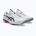 Încălțăminte de tenis pentru bărbați ASICS Solution Speed FF 4 Clay white/digital sakura 3