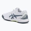 Încălțăminte de tenis pentru femei ASICS Gel-Dedicate 8 GS Jr white/ironclad 3