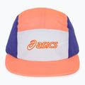 Șapcă ASICS Performance Running 5 Panel sun coral/brilliant white 2