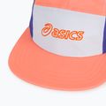 Șapcă ASICS Performance Running 5 Panel sun coral/brilliant white 3