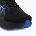 Încălțăminte de alergare pentru bărbați ASICS Gel-Nimbus 28 black/neon blue 7