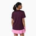 Tricou de tenis pentru femei ASICS Court Top W dark aubergine 3