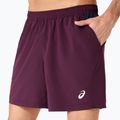 Pantaloni scurți de tenis pentru bărbați ASICS Padel Court 7IN dark aubergine 5