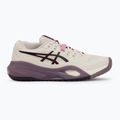 Încălțăminte de tenis pentru femei ASICS Gel-Resolution X soft oat/dark aubergine 2