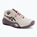 Încălțăminte de tenis pentru femei ASICS Gel-Resolution X Clay soft oat/dark aubergine