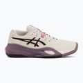 Încălțăminte de tenis pentru femei ASICS Gel-Resolution X Clay soft oat/dark aubergine 2
