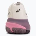 Încălțăminte de tenis pentru femei ASICS Gel-Resolution X Clay soft oat/dark aubergine 6