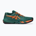 Încălțăminte de padel pentru bărbați Asics Gel-Resolution X Padel Jewel Green/Energy Orange