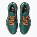 Încălțăminte de padel pentru bărbați Asics Gel-Resolution X Padel Jewel Green/Energy Orange 4