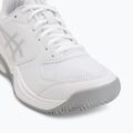 Încălțăminte de padel pentru femei ASICS Gel-Dedicate 9 Padel W white/pure silver 7