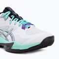 Încălțăminte de volei pentru femei ASICS Sky Elite FF 4 white/radiant amethyst 7