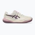 Încălțăminte de tenis pentru copii ASICS Gel-Resolution X GS Clay soft oat/dark aubergine 2