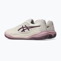 Încălțăminte de tenis pentru copii ASICS Gel-Resolution X GS Clay soft oat/dark aubergine 3