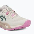 Încălțăminte de padel pentru femei Asics Gel-Resolution X Padel Soft Oat/Jewel Green 7