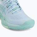 Încălțăminte de tenis pentru femei ASICS Gel-Resolution X Clay light blue/oasis green 7
