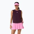 Tricou de tenis pentru femei ASICS Game Sleeveless Top W dark aubergine