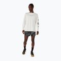 Longsleeve de alergare pentru bărbați Asics Fujitrail Logo Ls Top Cream 2