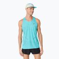 Tricou de alergare pentru bărbați ASICS Metarun Singlet energy aqua