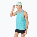 Tricou de alergare pentru bărbați ASICS Metarun Singlet energy aqua 4