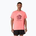Tricou de alergare pentru bărbați Asics Fujitrail Logo Ss Top Sun Coral