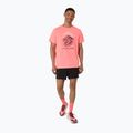 Tricou de alergare pentru bărbați Asics Fujitrail Logo Ss Top Sun Coral 2
