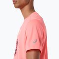 Tricou de alergare pentru bărbați Asics Fujitrail Logo Ss Top Sun Coral 6