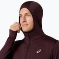 Bluză de alergare pentru bărbați ASICS Road Winter Ls Hoodie dark currant 6