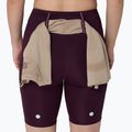 Pantaloni scurți de alergare pentru femei Asics Road High Waist 8In Sprinter dark aubergine 8