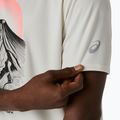 Tricou de alergare pentru bărbați Asics Fujitrail Logo Ss Top Cream 6