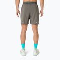 Pantaloni scurți de alergare pentru bărbați Asics Road 2-N-1 7In Short Truffle Grey 3