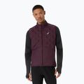Vestă de alergare pentru bărbați Asics Road Winter Gilet dark currant