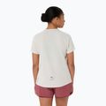Tricou de alergare pentru femei ASICS Fujitrail Elite Graphic crem 3
