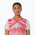 Tricou de alergare pentru femei ASICS Fujitrail Elite Graphic crem 5